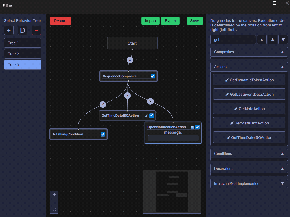Behavior Tree Flow GIF